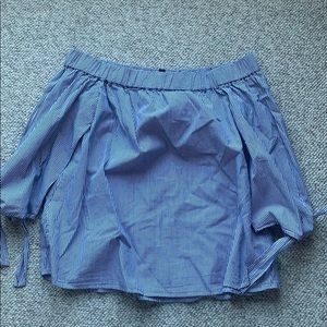 Topshop off the shoulder top